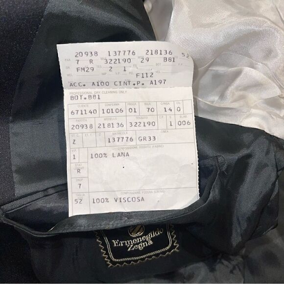 Ermenegildo Zegna Tuxedo Jacket Black - Picture 3 of 4